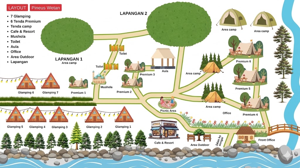 Roadmap Glamping Room 6